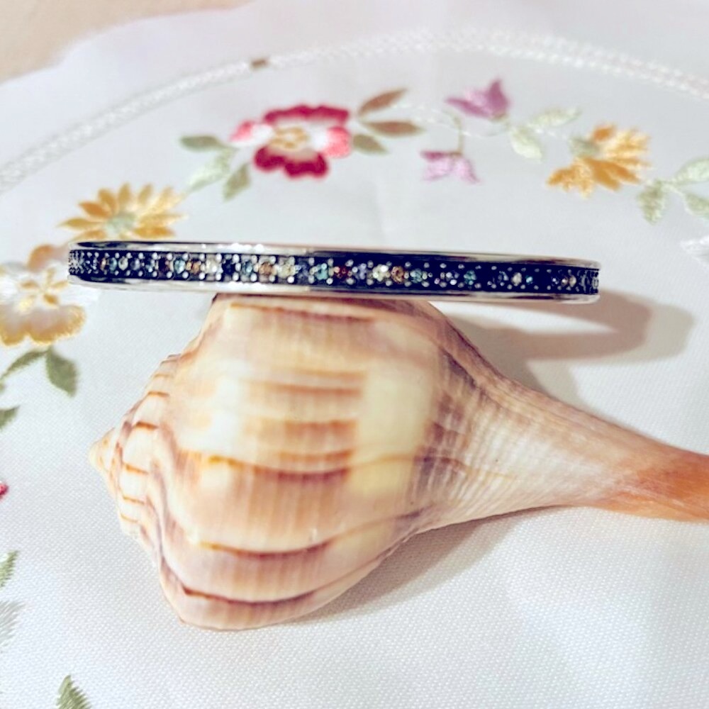 Brighton Spectrum Crystal Oval Bangle